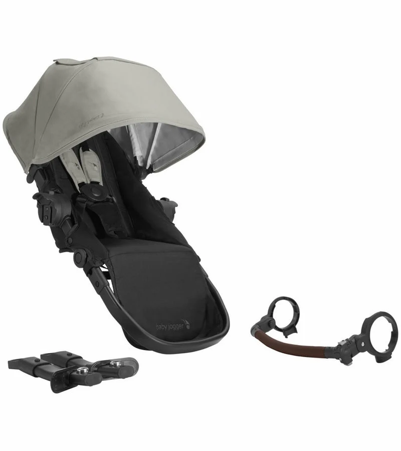 Baby Jogger City Select 2 Second Seat Kit, Eco Collection - Frosted Ivory