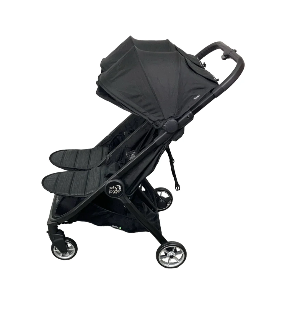Baby Jogger City Tour 2 Double Stroller, 2023, Jet/Pitch Black - Image 3