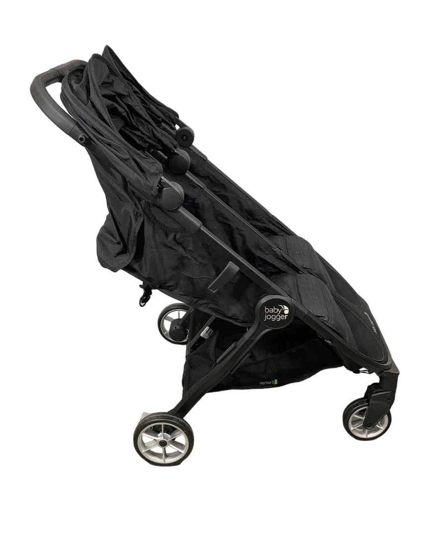 Baby Jogger City Tour 2 Double Stroller, 2024, Jet/Pitch Black - Image 2