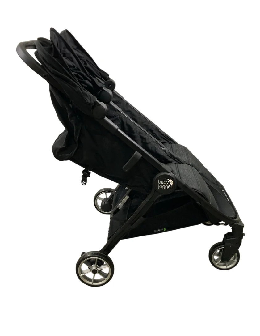 Baby Jogger City Tour 2 Double Stroller, Jet/Pitch Black, 2024 - Image 3