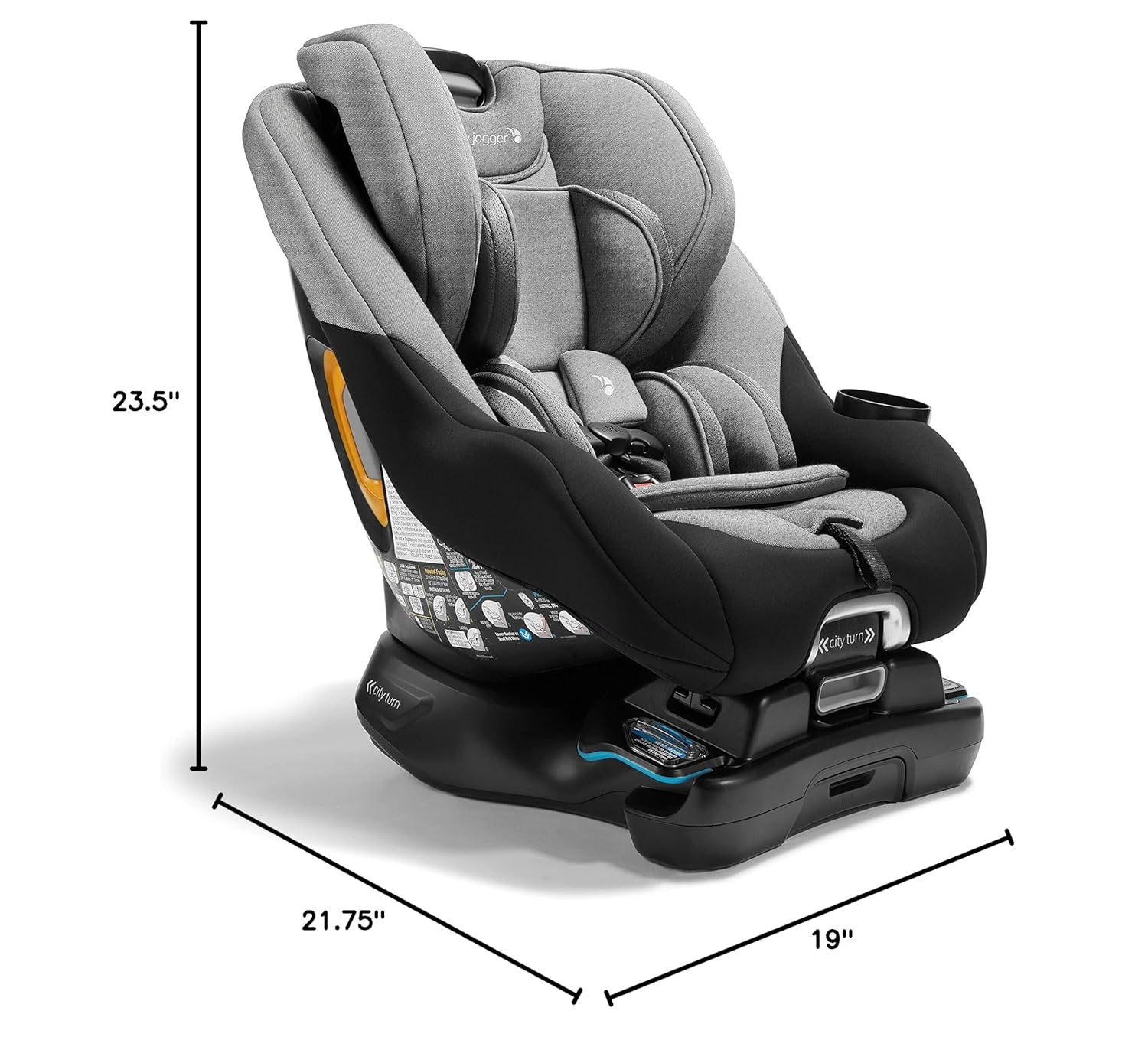 Baby Jogger City Turn Car Seat, 2025, Onyx Black - Image 4