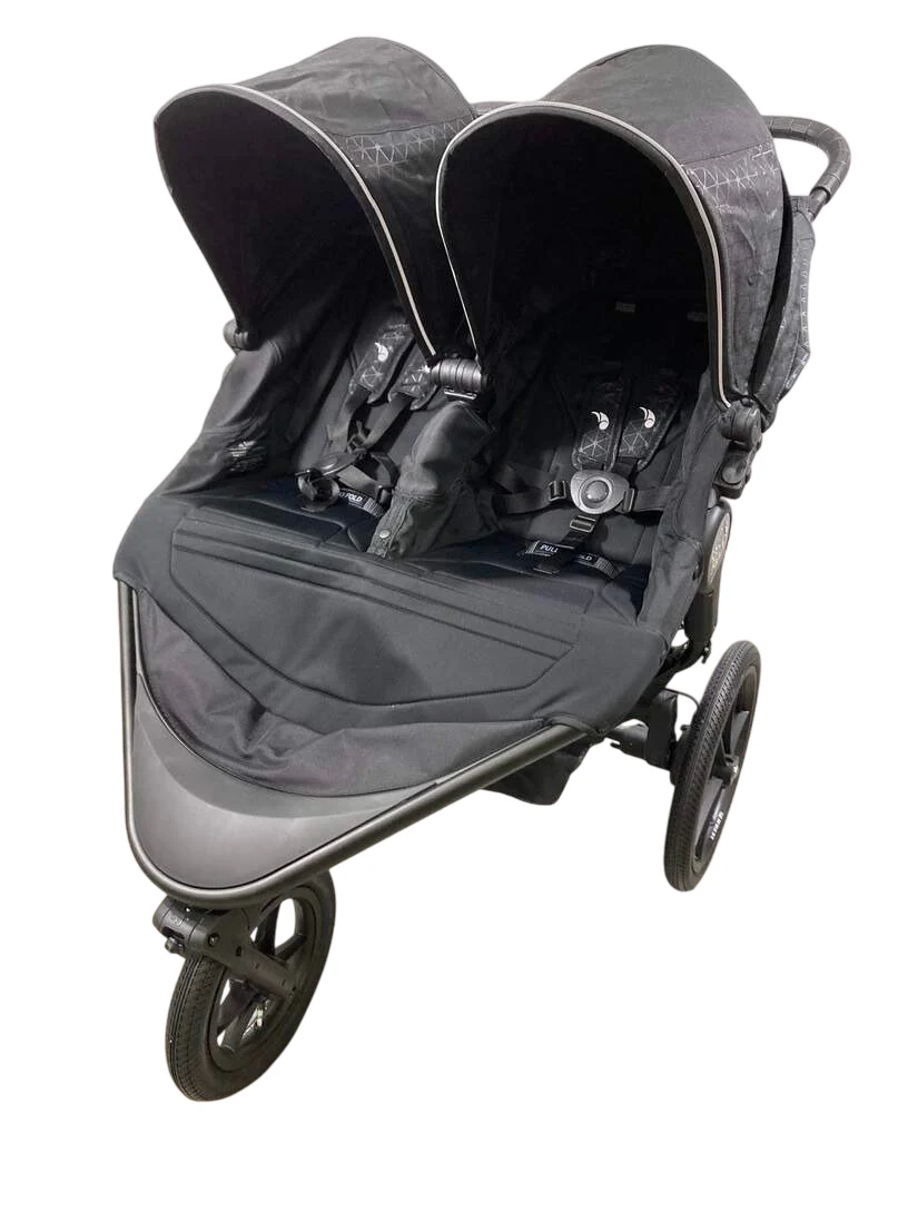 Baby Jogger Summit X3 Double Stroller, 2023, Midnight Black - Image 2