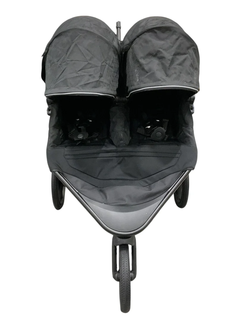 Baby Jogger Summit X3 Double Stroller, 2023, Midnight Black