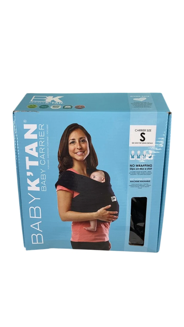 Baby K'tan Baby Carrier, Black, Original, Small - Image 5