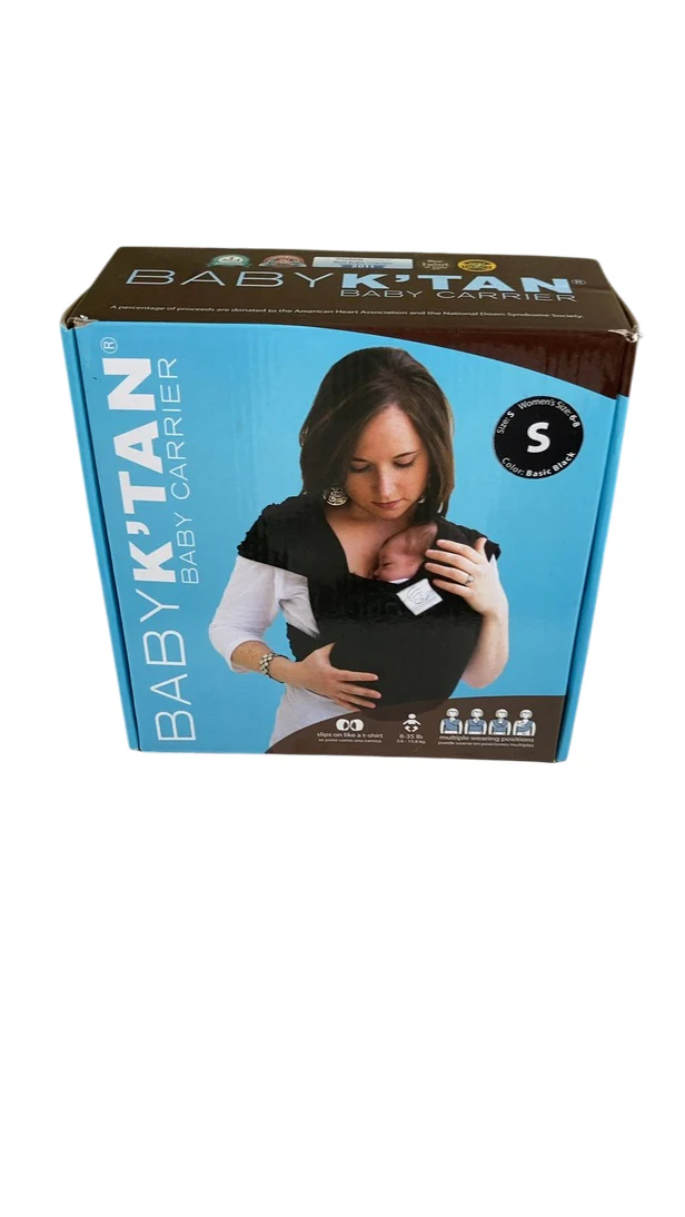 Baby K'tan Baby Carrier, Black, Original, Small - Image 5