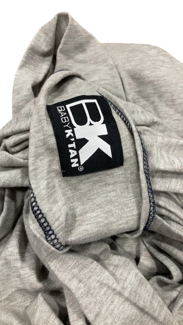 Baby K'tan Baby Carrier, Heather Gray, Medium, Original - Image 3