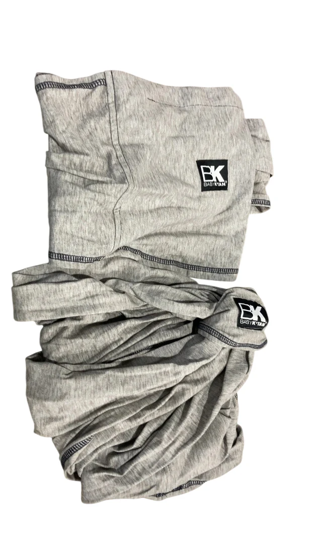 Baby K'tan Baby Carrier, Heather Gray, Original, X-Small - Image 3