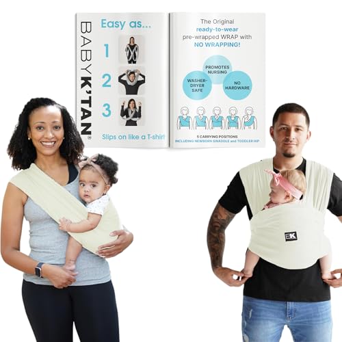 Baby K'tan Baby Carrier, Medium, Natural, Organic