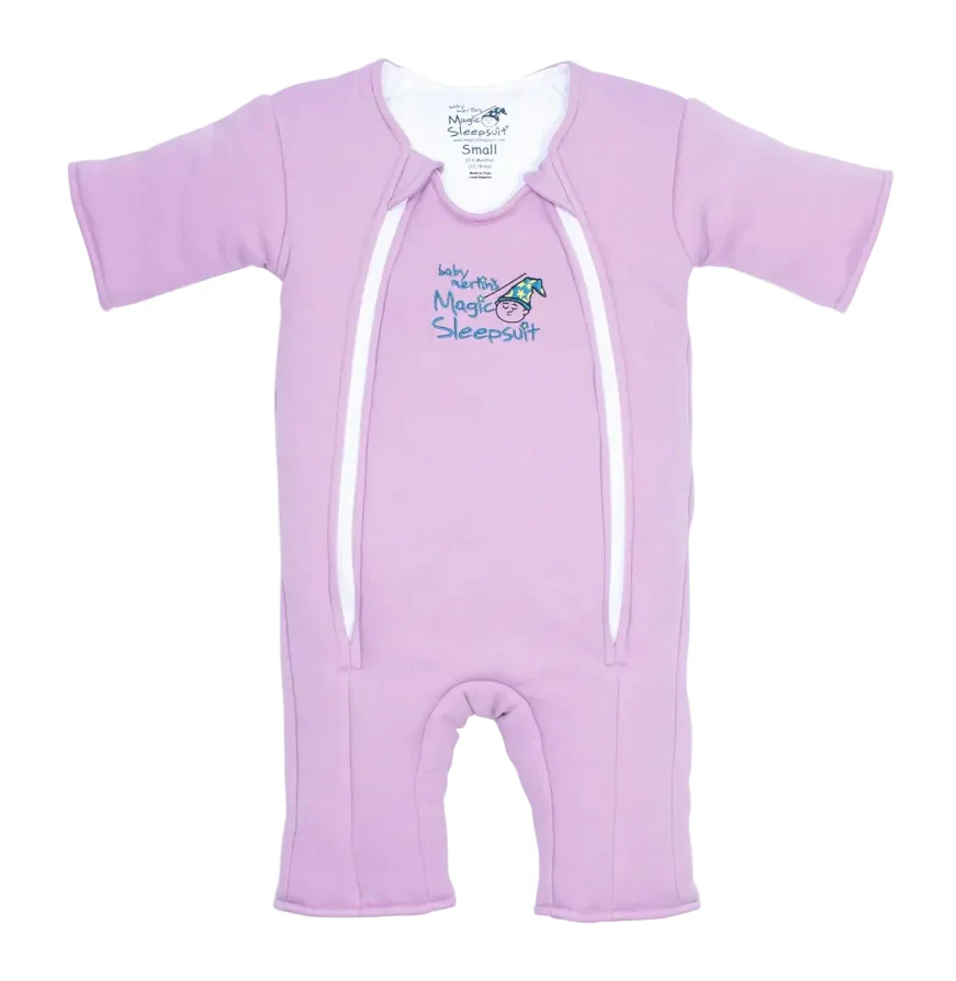 Baby Merlin's Magic Sleepsuit, Cotton, Lavender, Small (12-18lbs)