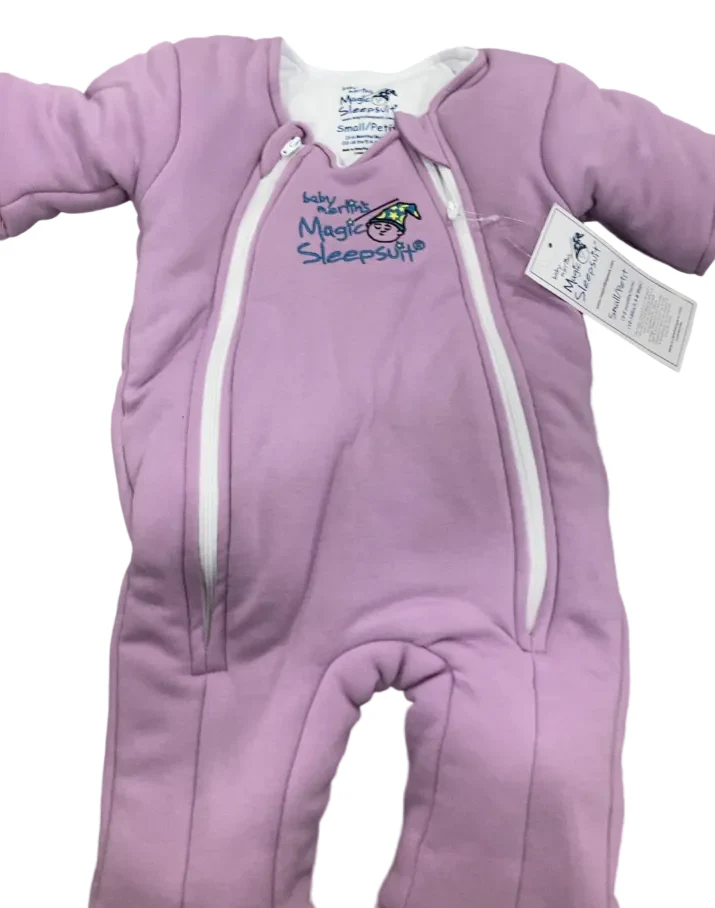 Baby Merlin's Magic Sleepsuit, Cotton, Lavender, Small (12-18lbs) - Image 2