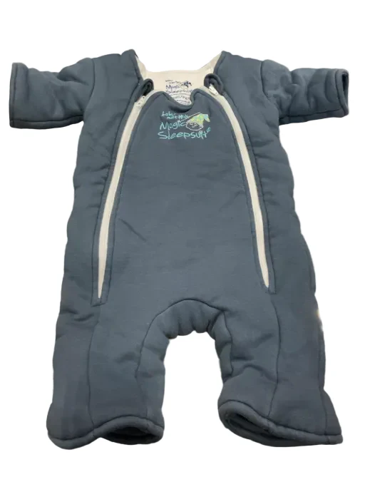 Baby Merlin's Magic Sleepsuit, Cotton, Navy Blue, Small 3-6 Months - Image 3