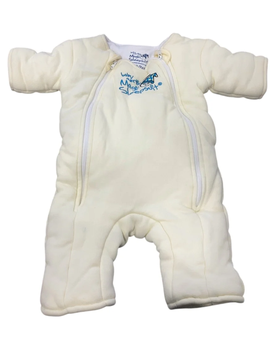 Baby Merlin's Magic Sleepsuit, Cotton, Small (12-18lbs), Yellow