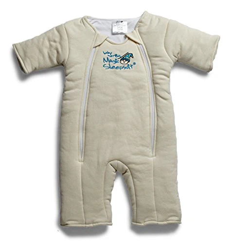 Baby Merlin's Magic Sleepsuit, Cream, Cotton, Large (18-21lbs) - Image 4