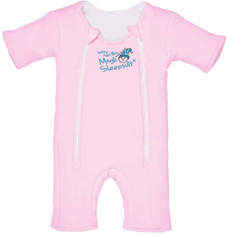 Baby Merlin's Magic Sleepsuit, Pink, Cotton, Large (18-21lbs)
