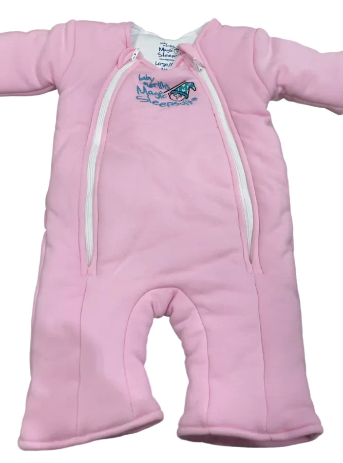 Baby Merlin's Magic Sleepsuit, Pink, Cotton, Large (18-21lbs) - Image 2