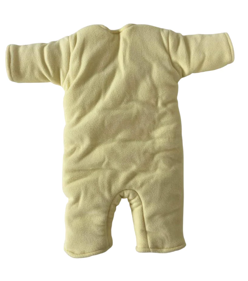 Baby Merlin's Magic Sleepsuit, Yellow, Fleece, Large (18-21lbs) - Image 3