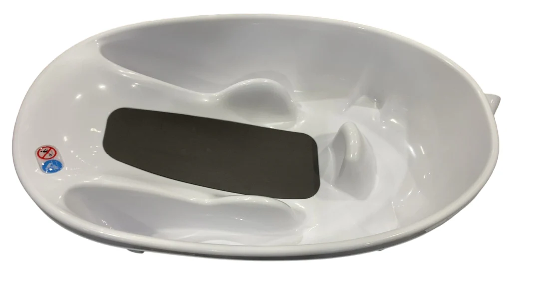 Baby Patent Forever Warm Warming Baby Bathtub, White - Image 3