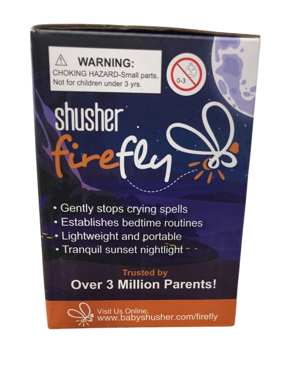 Baby Shusher Firefly Baby Soother, Orange - Image 3