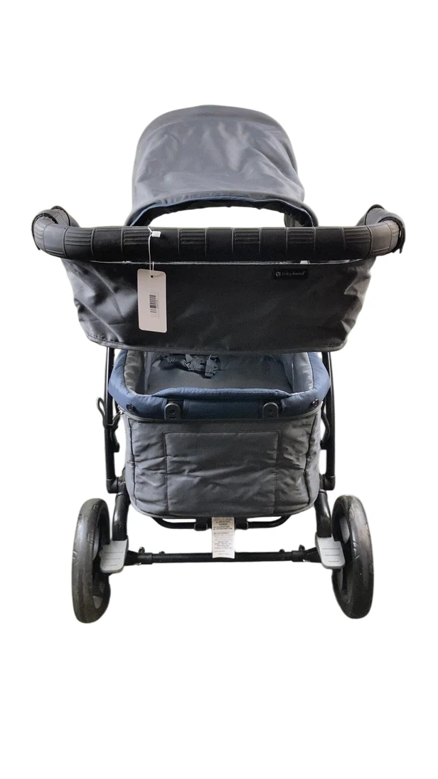 Baby Trend Expedition 2-in-1 Stroller Wagon, 2023, Smokey Navy - Image 4