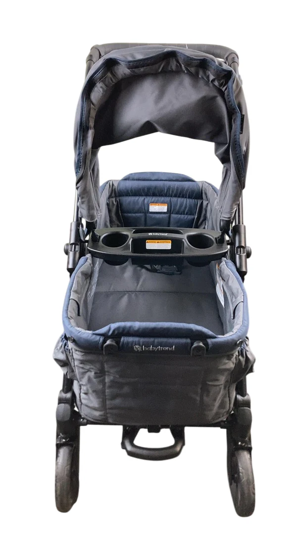 Baby Trend Expedition 2-in-1 Stroller Wagon, 2023, Smokey Navy - Image 7
