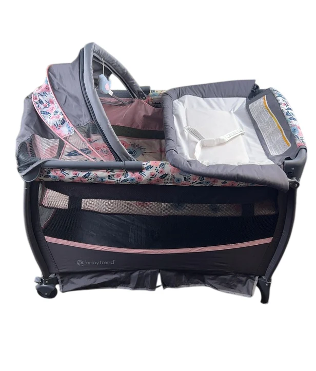 Baby Trend Lil Snooze Deluxe II Nursery Center, Bluebell - Image 2