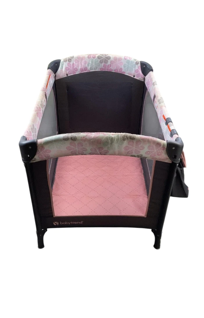 Baby Trend Lil Snooze Deluxe II Nursery Center, Floral Rain - Image 2