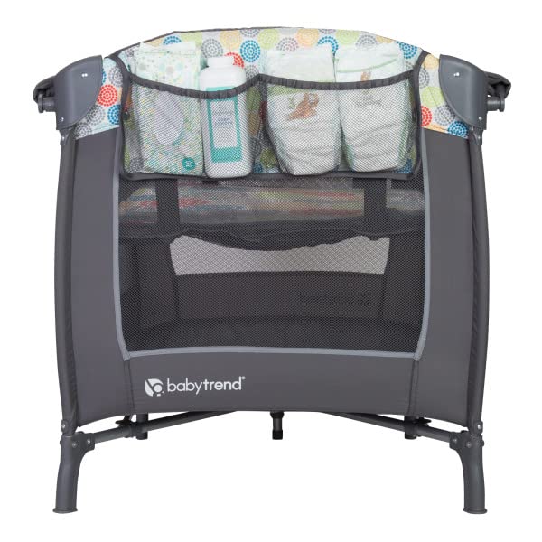Baby Trend Lil Snooze Deluxe II Nursery Center, Funfetti - Image 4