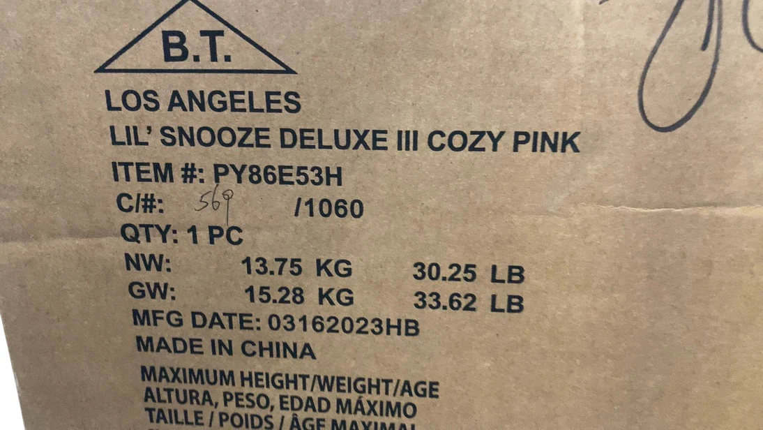 Baby Trend Lil' Snooze Deluxe III, Cozy Pink - Image 2