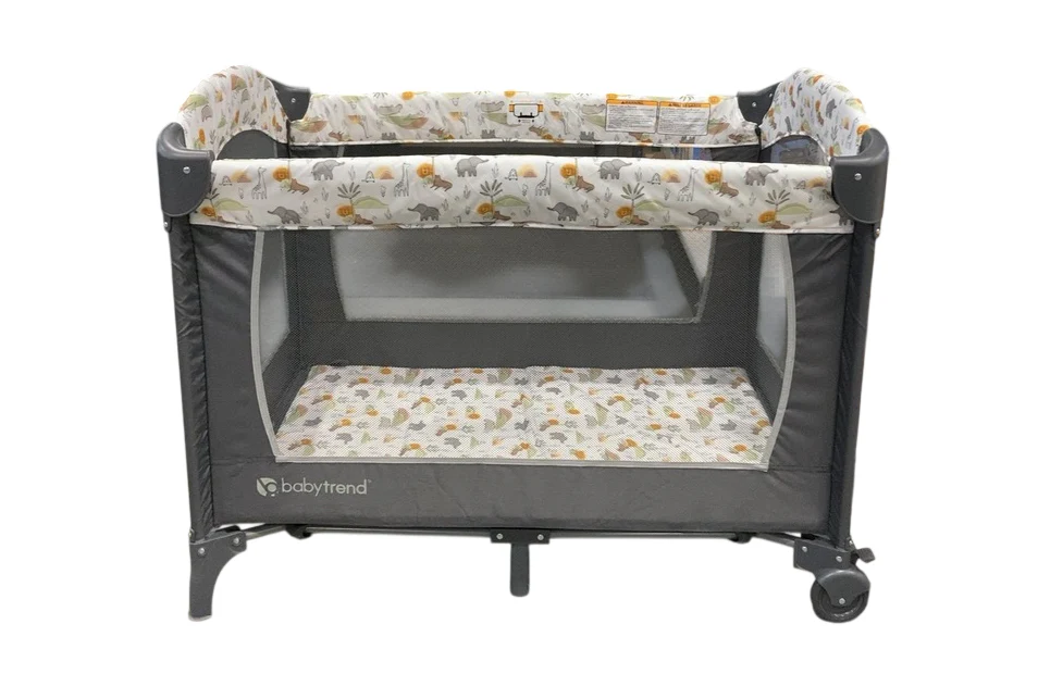 Baby Trend Nursery Center Playard, Animal Jubilee - Image 2