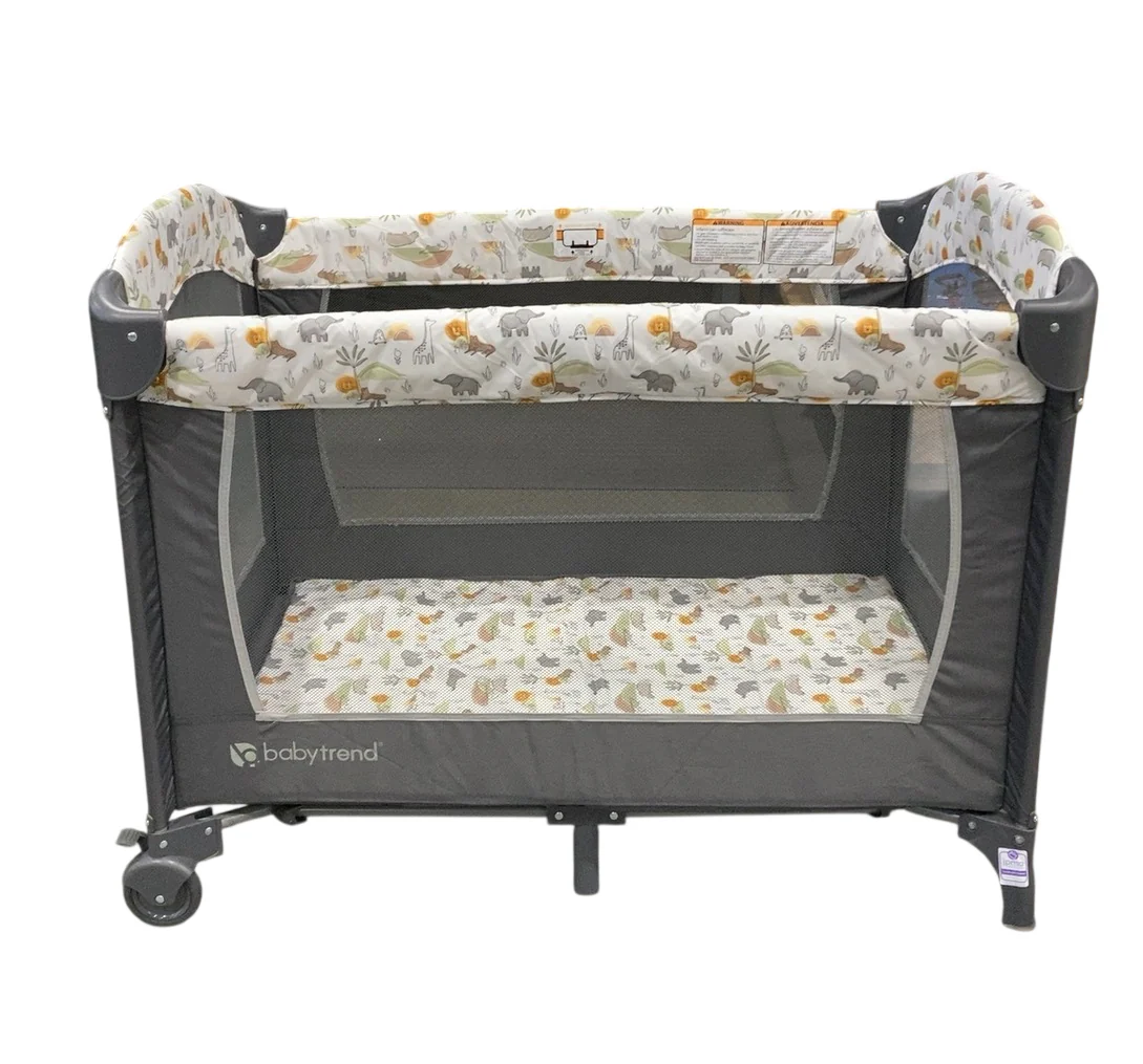 Baby Trend Nursery Center Playard, Animal Jubilee - Image 4