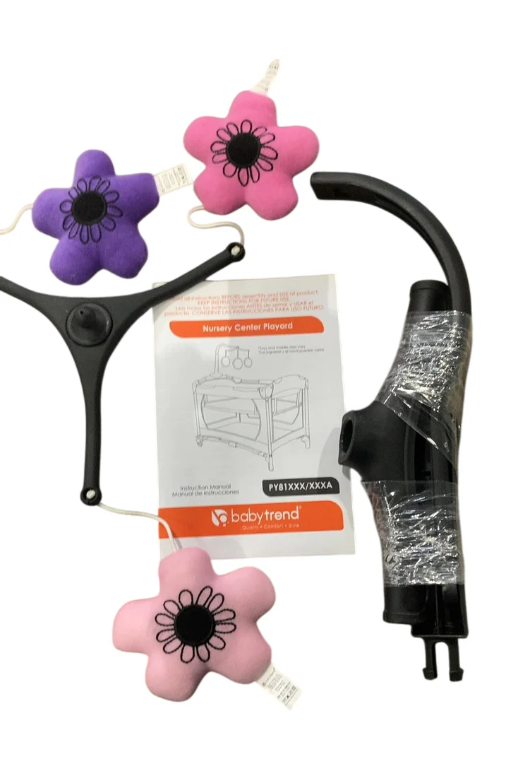 Baby Trend Nursery Center Playard, Floral Garden - Image 4