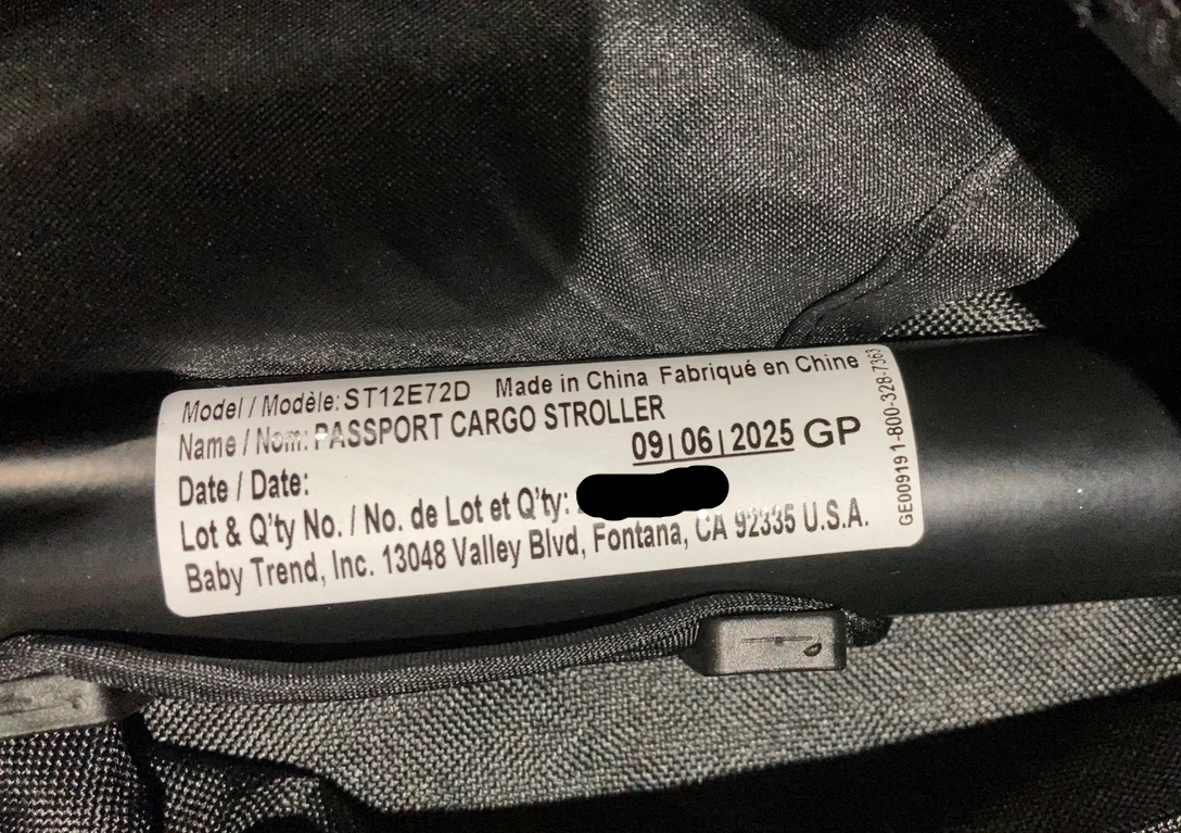 Baby Trend Passport Cargo Stroller, 2025, Fieldstone Grey - Image 6