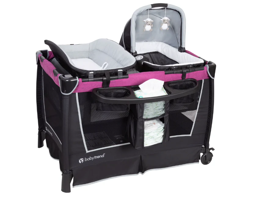 Baby Trend Retreat Nursery Center Playard, Mulberry