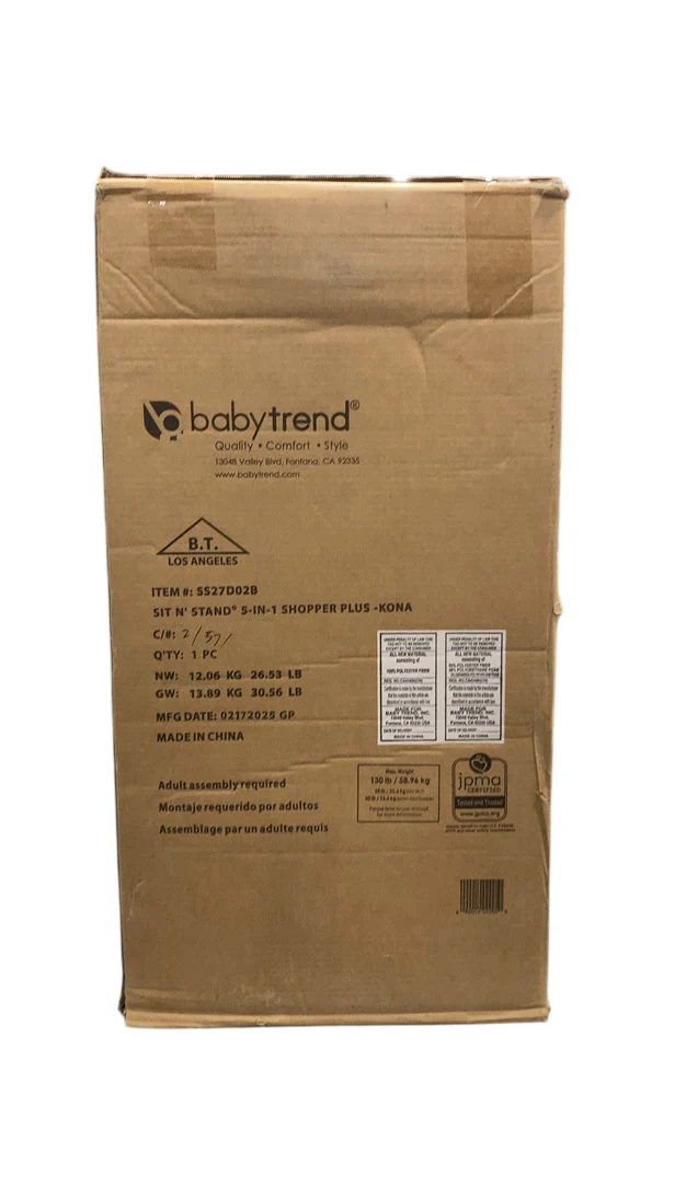 Baby Trend Sit N Stand Shopper Stroller, 2025, Kona - Image 2