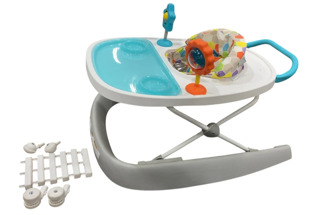 Baby Trend Smart Steps Activity Walker, Hexagon Dots - Image 2