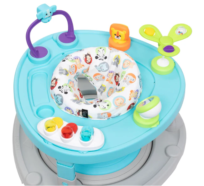 Baby Trend Smart Steps Bounce N’ Glide 3 In 1 Activity Center, Jungle Life - Image 2
