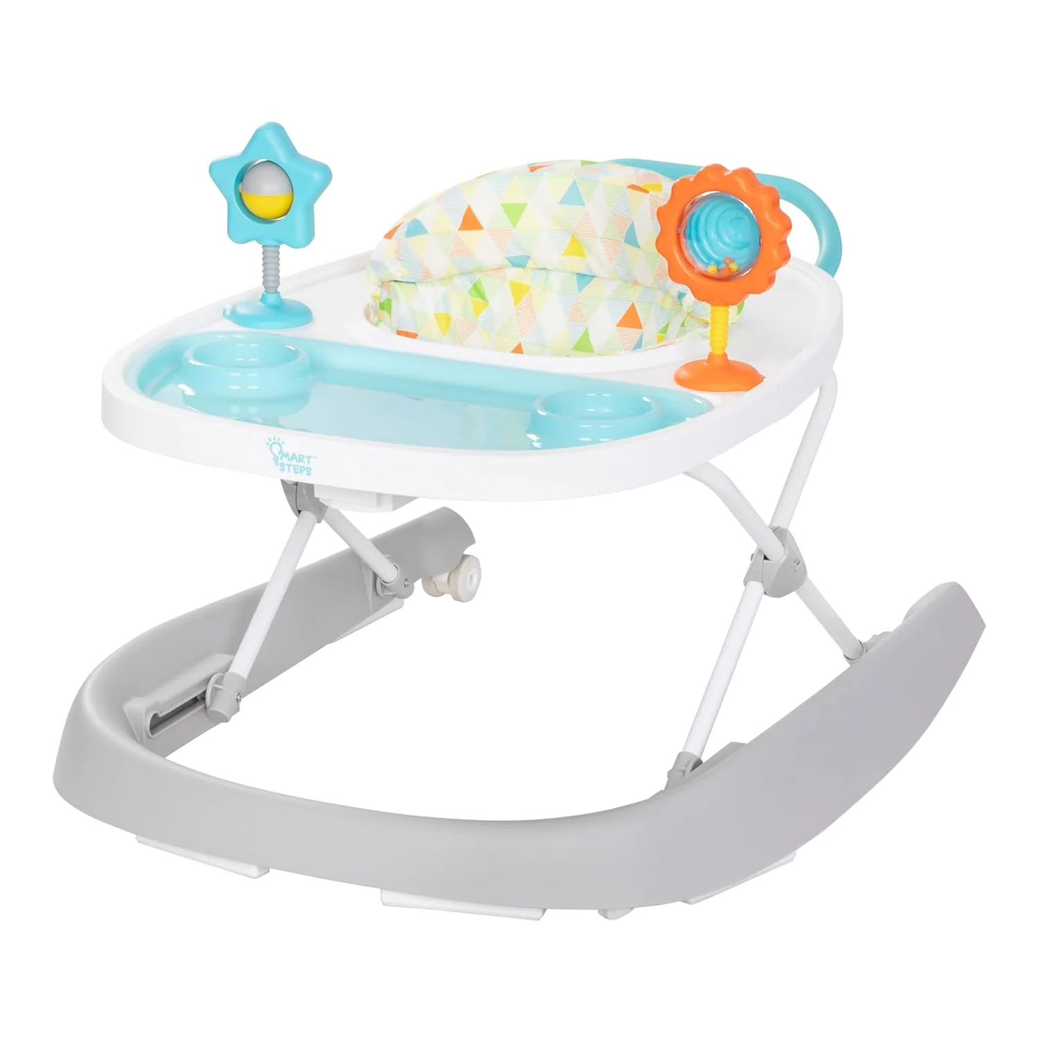 Baby Trend Smart Steps Dine N’ Play 3-in-1 Feeding Walker, Harmony Fun