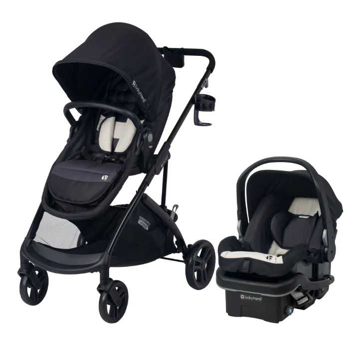 Baby Trend Sonar Switch 6-in-1 Modular Stroller Travel System, 2025, Desert Tan