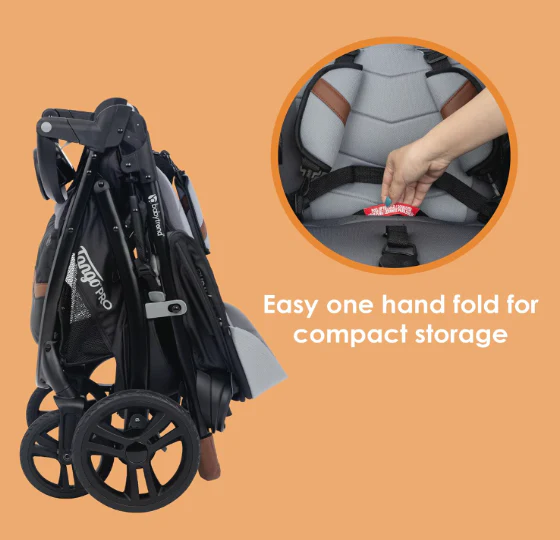 Baby Trend Tango PRO Travel System, Dash Black, 2025 - Image 5