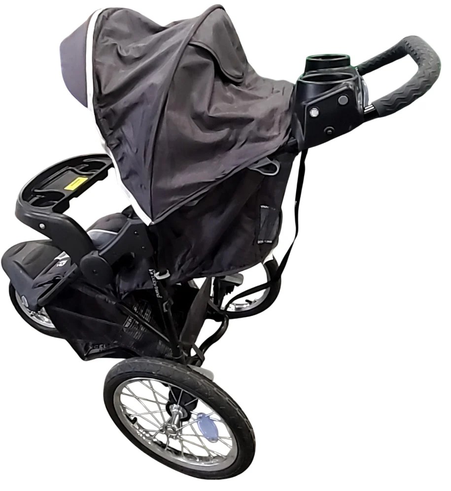 Baby Trend XCEL-R8 PLUS Jogging Stroller with LED Lights, Liberty Grey - Image 2
