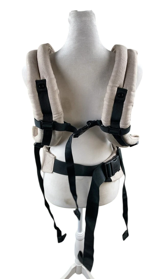 Baby Tula Explore Baby Carrier, Cotton, Sand Linen - Image 3