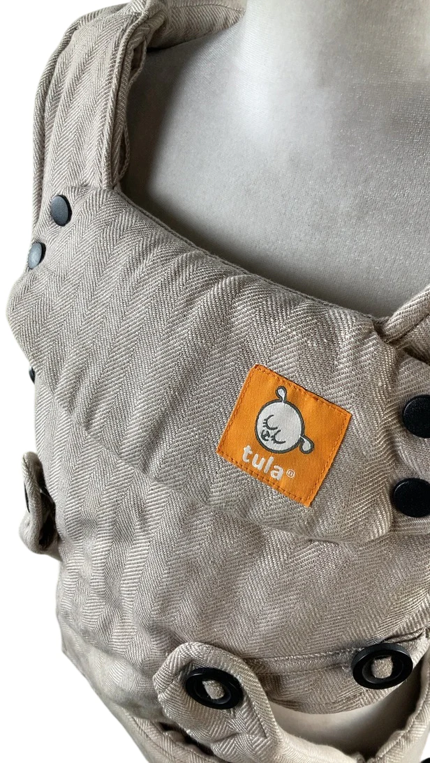 Baby Tula Explore Baby Carrier, Cotton, Sand Linen - Image 5
