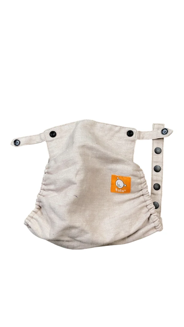 Baby Tula Explore Baby Carrier, Cotton, Sand Linen - Image 6