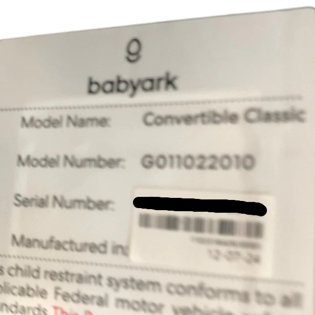 Babyark Smart Convertible Car Seat, 2024, Charcoal Grey / Glacier Ice - Image 5