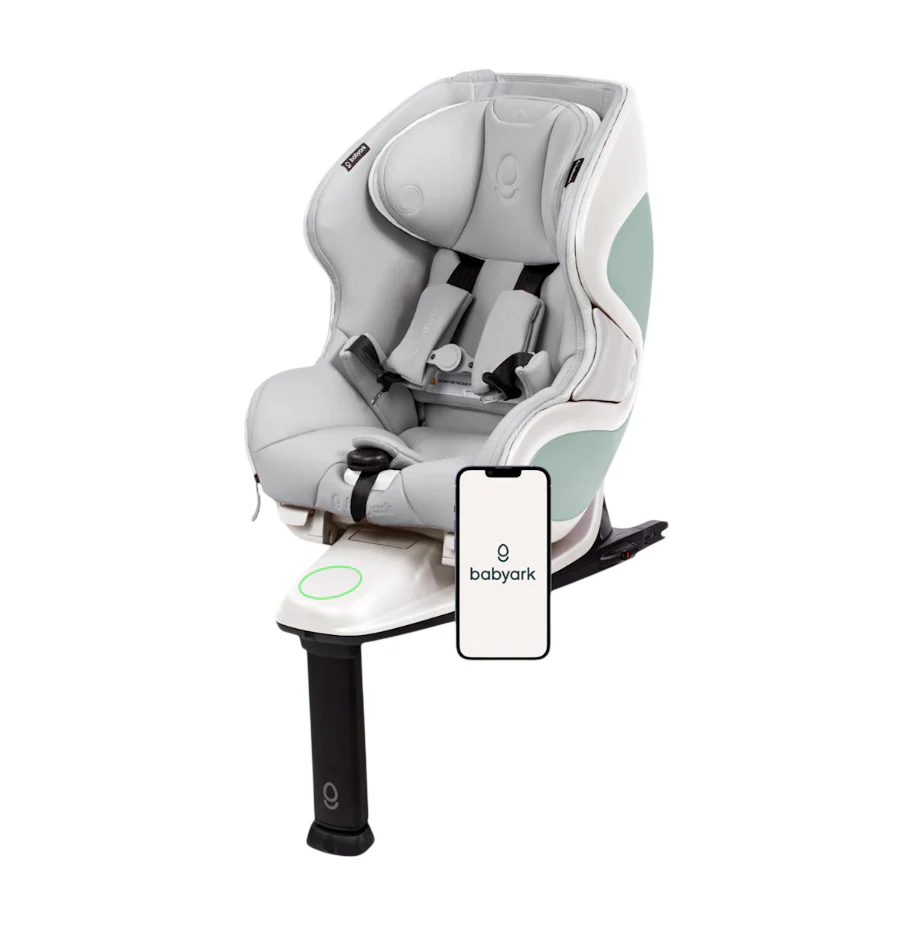 Babyark Smart Convertible Car Seat, 2025, Eggshell White/Glacier Ice