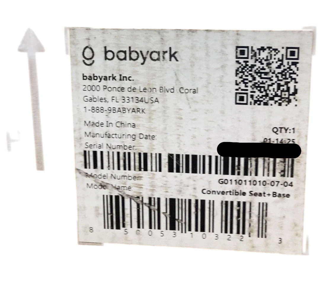 Babyark Smart Convertible Car Seat, 2025, Eggshell White / Moonlight - Image 5