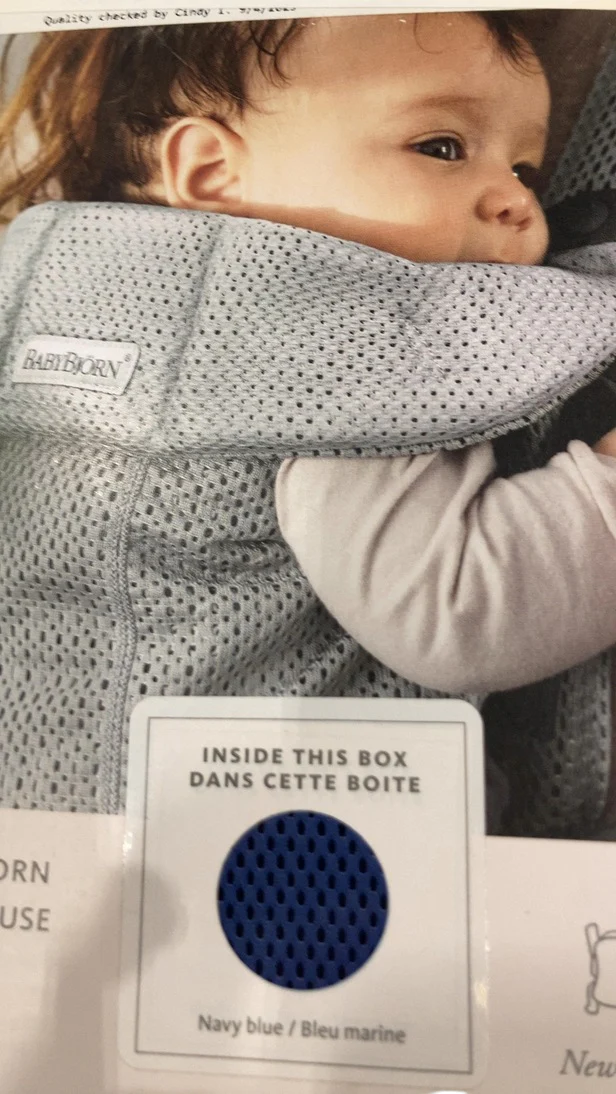 BabyBjorn Baby Carrier Free 3D Mesh, Navy Blue - Image 3
