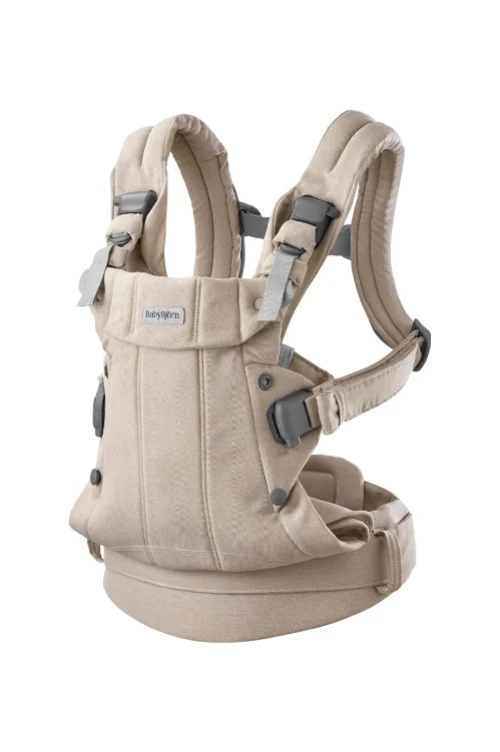 BabyBjorn Baby Carrier Harmony, Light Beige, Woven Mélange