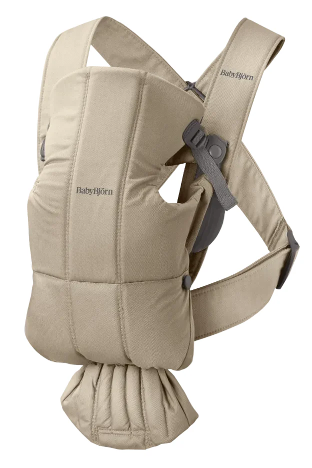 BabyBjorn Baby Carrier Mini, Beige Woven