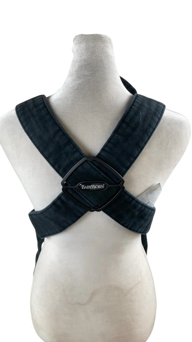 BabyBjorn Baby Carrier Mini, Black Cotton - Image 3